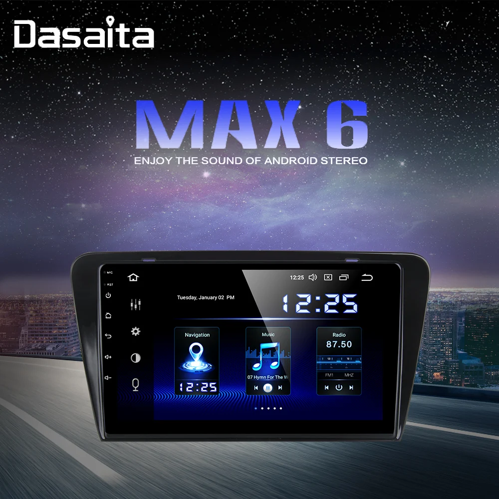 10," ips Экран мультимедиа автомобиля 1 Din Android 9,0 для Skoda Octavia gps навигации автомобиля стерео 4G Оперативная память