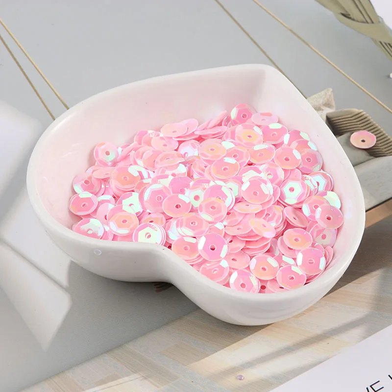 Size 4mm 5mm 6mm 8mm Cup Round PVC loose Sequins 10g/Pack For clothing Sewing Wedding Craft Women DIY Garment Accessories sequins for crafts,sequin embroidery accessories,sequin sewing accessories,sequins accessories