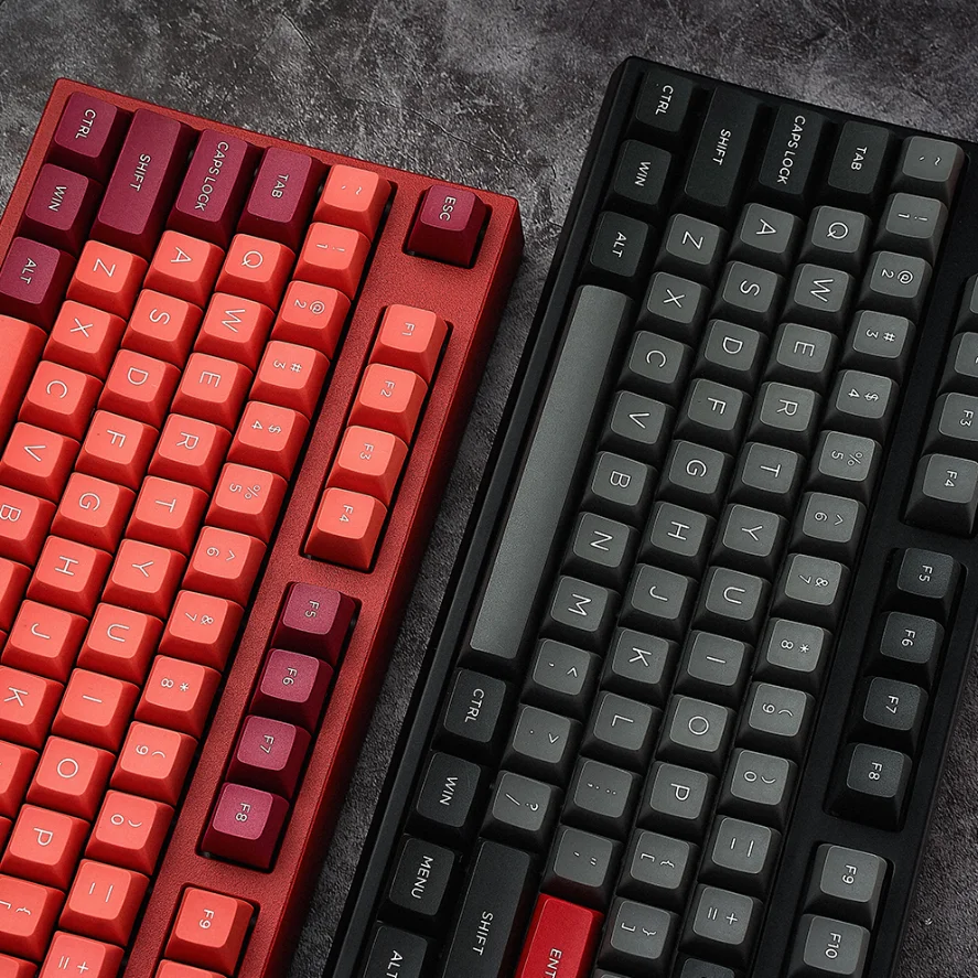 OSA keycap PBT dolch lava оранжевый изготовленный по индивидуальному заказу полный