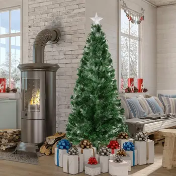 

Fibre Optic Christmas Tree LED Multicolour Lights Artificial Decoration for Home Party