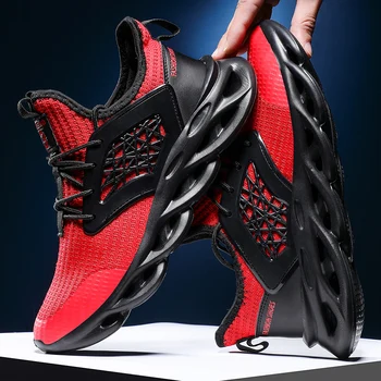 

High Quality Comfortable Luxury Men Jogging Sports Shoes Light Breathable Outdoor Men's Sneakers Trend Street Running Shoes Men