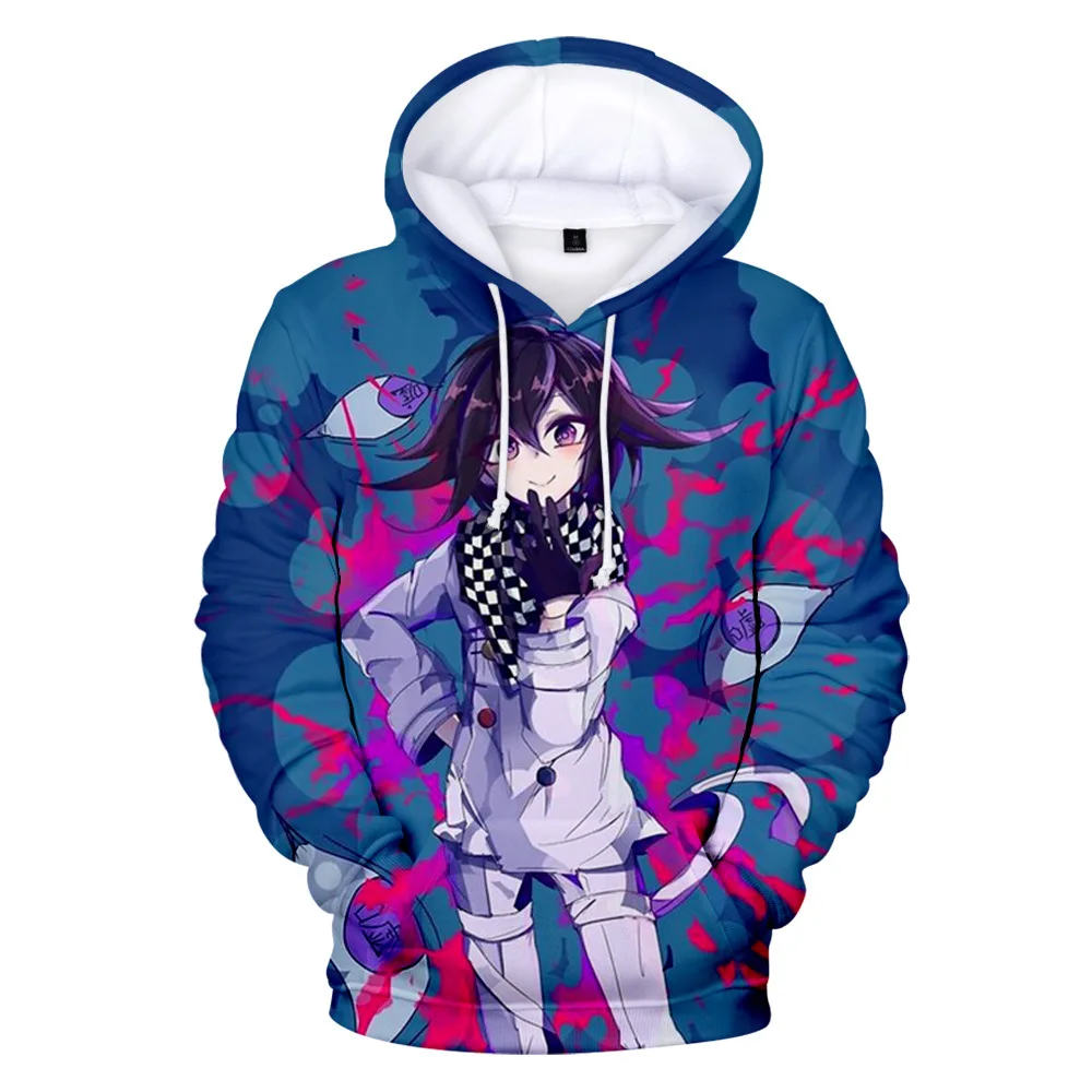 Толстовки Kokichi Ouma свитшоты для мужчин и женщин пуловер с 3D принтом в стиле