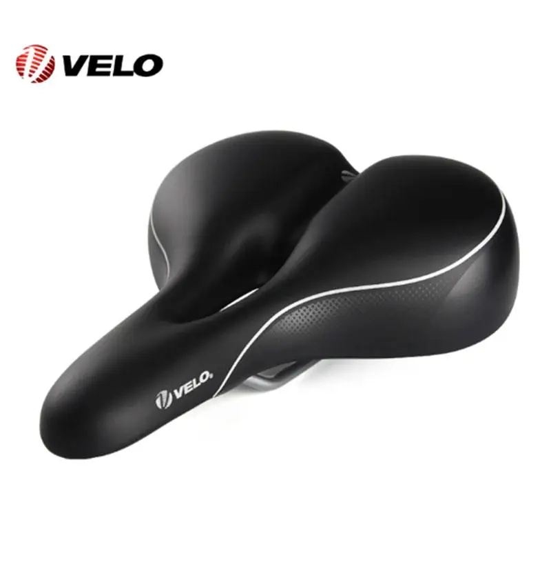 Мягкое широкое седло Velo для велосипеда седло горного велосипеда гелевая пена мягкое Велосипедное Сиденье горный велосипед велосипедное седло для мужчин и женщин из искусственной кожи
