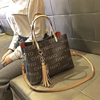 

Women Purses and Handbags Fashion Letter Bags for Shopping Single Shoulder Portable Large Capacity Bags Simple Casual Tote Bags