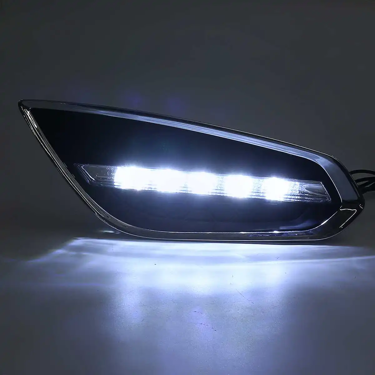 Автомобильные дневные ходовые огни для Volvo S60 V60 2011 2012 2013 передние Drl дальнего света с поворотным сигналом светодиодный аксессуары