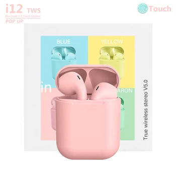 

Macaron i12 TWS Original inpods i12 Matte Wireless Bluetooth 5.0 Headphones Earphones Super Bass Sound Earbuds i9s i10 i11 TWS