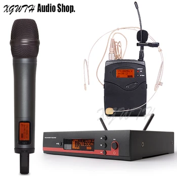 شراءميكروفون لاسلكي ذو تنوع عالٍ للغاية طراز EW135G3 ميكروفون محمول باليد بميكروفون على شكل ديناميكي قلبي فائق مكثف لسماعة رأس ميكروفون