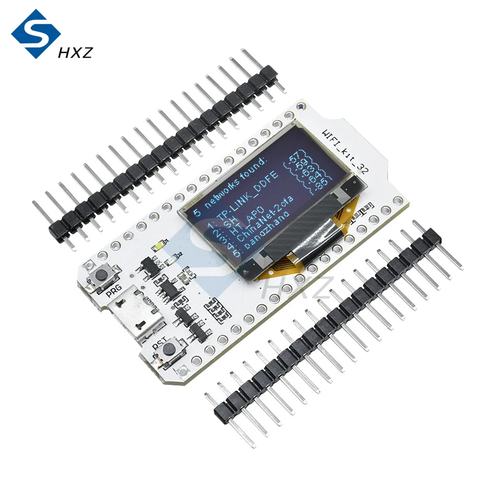 Макетная плата CP2102 0 96 дюйма OLED ESP32 Bluetooth Wi-Fi белый комплект сделай сам |