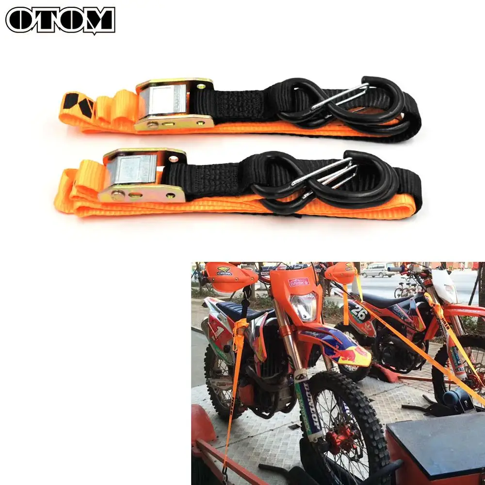 OTOM 2 шт. универсальные буксировочные веревки для мотоцикла стягивающие ремни с