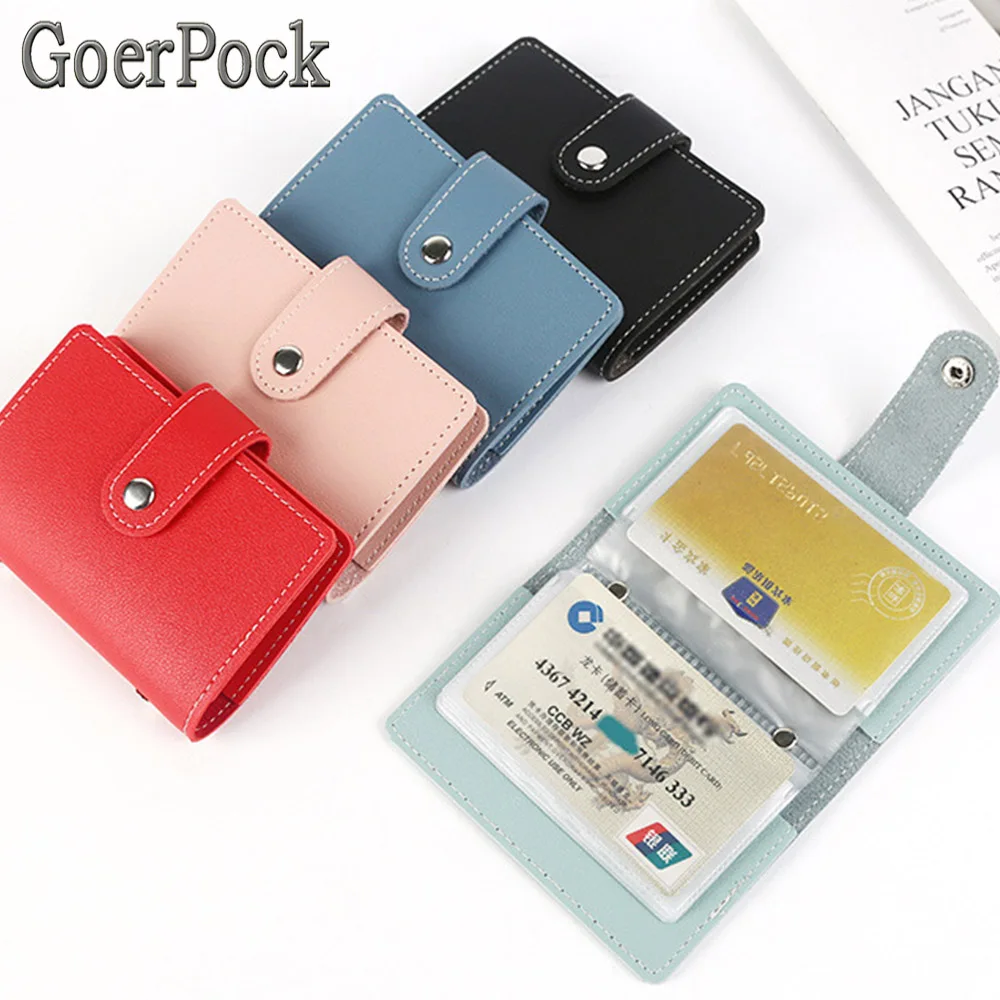 Unisex Business Card Holder Credit Card Case ID Bag Men Women Clutch Organizer Wallet Driver's License Slot wallet card holder card holder credit card holder business card holder
