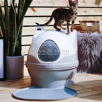 

Cat Clean Easy Automatic Cat Toilet Fully-enclosed Intelligent Cat Sandpan Electric Excrement Scraper with 3 Models