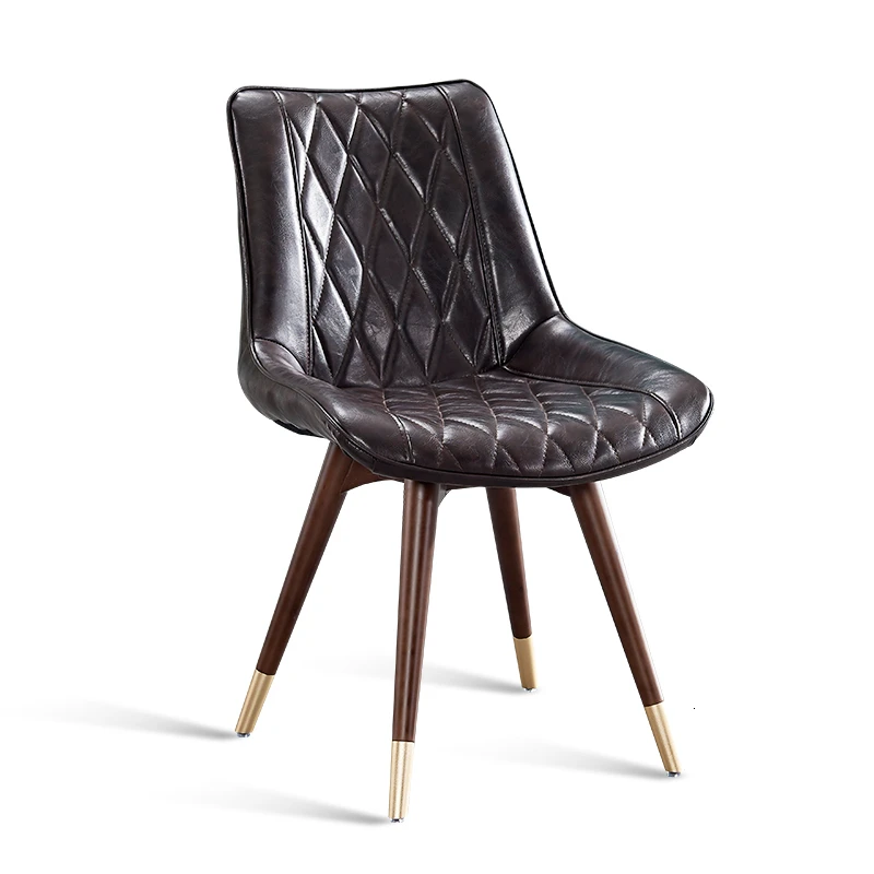 

Solid Wood dining chair Backrest Light Extravagant Lazy People Modern Fauteuil Moderne Design Chair