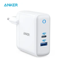 Anker – chargeur de voyage 60W PIQ USB C et GaN Tech, chargeur à double Port, PowerPort Atom III (2 Ports), avec un Port 45W 3.0, USB C