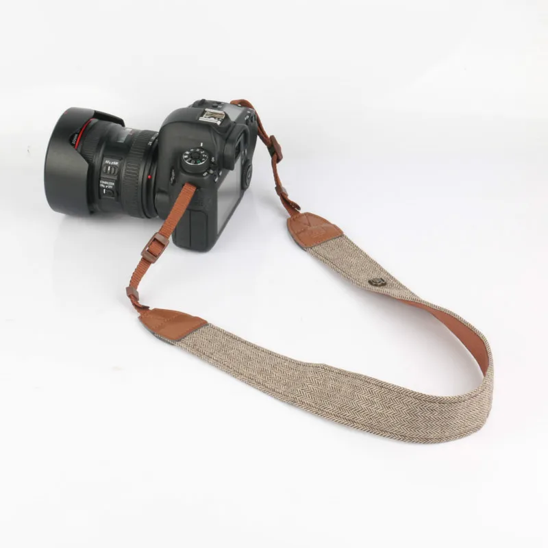 Винтажный ремень из 100% хлопка для камеры Sony Nikon Canon Olympus DSLR|Ремни камер| |