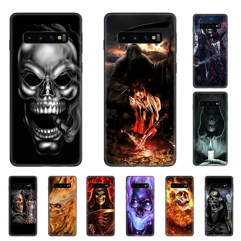 Силиконовый чехол для Samsung Galaxy S20 S10e S10 S9 S8 Note 8 9 10 Plus 5G S7 Edge телефона Death Prayer Grim Reaper