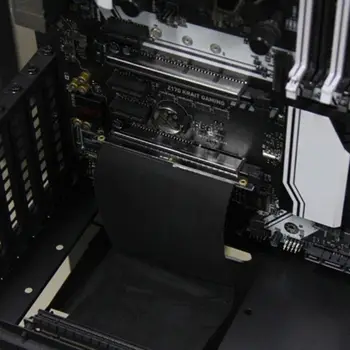 

PCI Express PCIe3.0 16X to 16X Flexible Cable Adapter 90 Degree Angle Riser Card