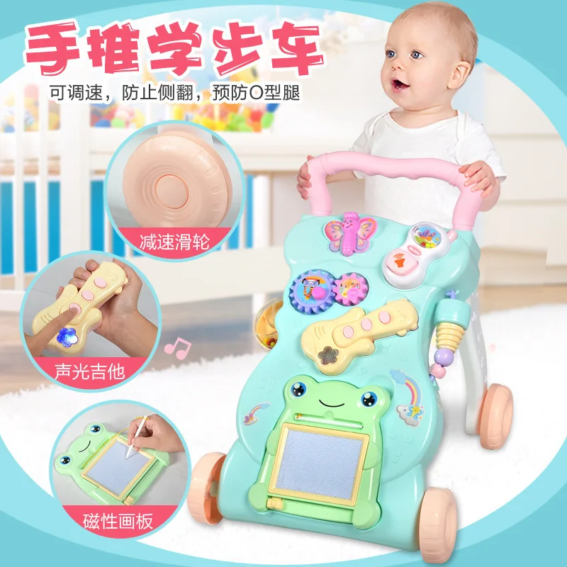 

Baby Walker Cart 0-2 Years Old Baby Multi-functional Music Adjustable Speed Baby Walker Sketchpad Toy