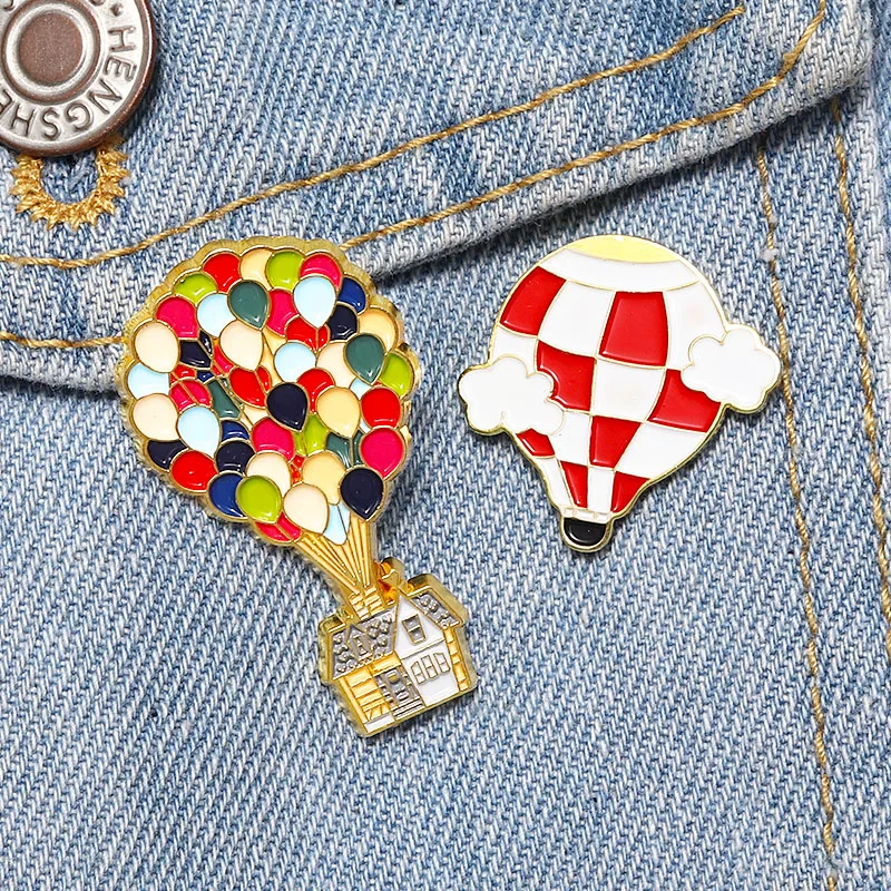 Красочные шары шпильки мультфильм фильм эмаль Pin горячий воздух брошь в форме