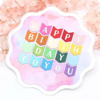 

Wonky Flower Nesting Frames Metal Cutting Dies Stencils for Scrapbooking Decorative Embossing Paper Card Making Craft