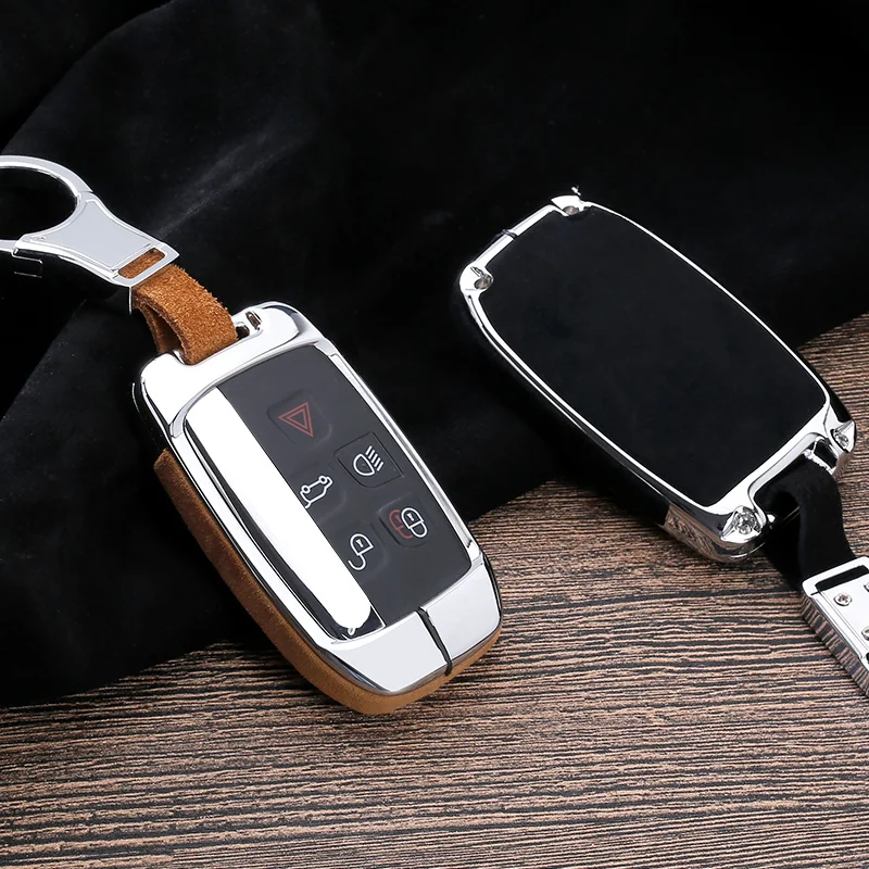 Замшевый чехол для ключей автомобиля для Land Rover A9 Range Rover Sport Evoque freelander 2 Jaguar XE XJ XJL XF C-X16 V12 гитара F X Typ