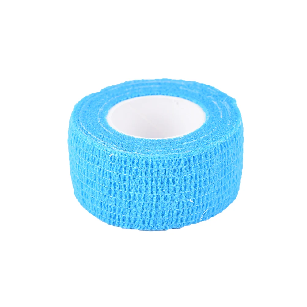 light blue 1 шт. самоклеющиеся Одноразовые эластичные повязки для ручки захвата трубки татуировки аксессуары случайный цвет - Цвет: light blue
