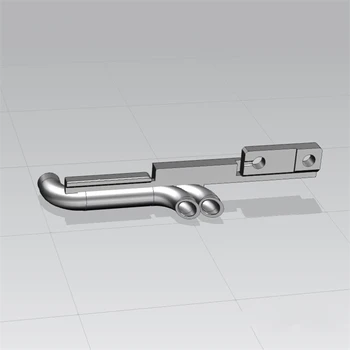

Unpainted Plastic Exhaust Pipe For 1/14 Rc Truck Tamiya Scania R470 R620 56323 6X4 Tractor