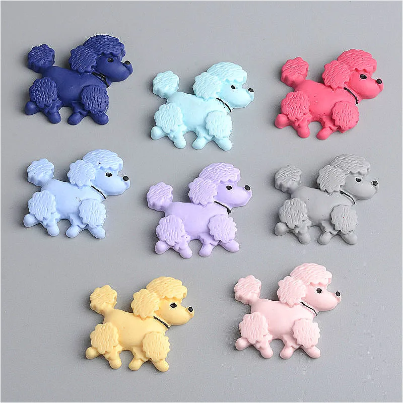 

10pcs/bag Cartoon Animals Puppy Slime Accessories Additives Slider Playdough Polymer Clay Charms DIY Cream Decoration Materials