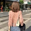 Blouses Women Temperament Leisure Floral Summer Spring New Feminino Chic Tops Floral Retro All-match V-Neck Woman Shirts Ruffles ► Photo 2/6