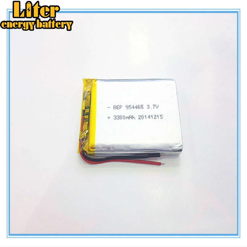 3,7 V, 3300mAH 954465 954565 полимерный литий-ионный/литий-ионный аккумулятор для моделей самолетов, gps, mp3, mp4, мобильных телефонов, динамиков, bluetooth