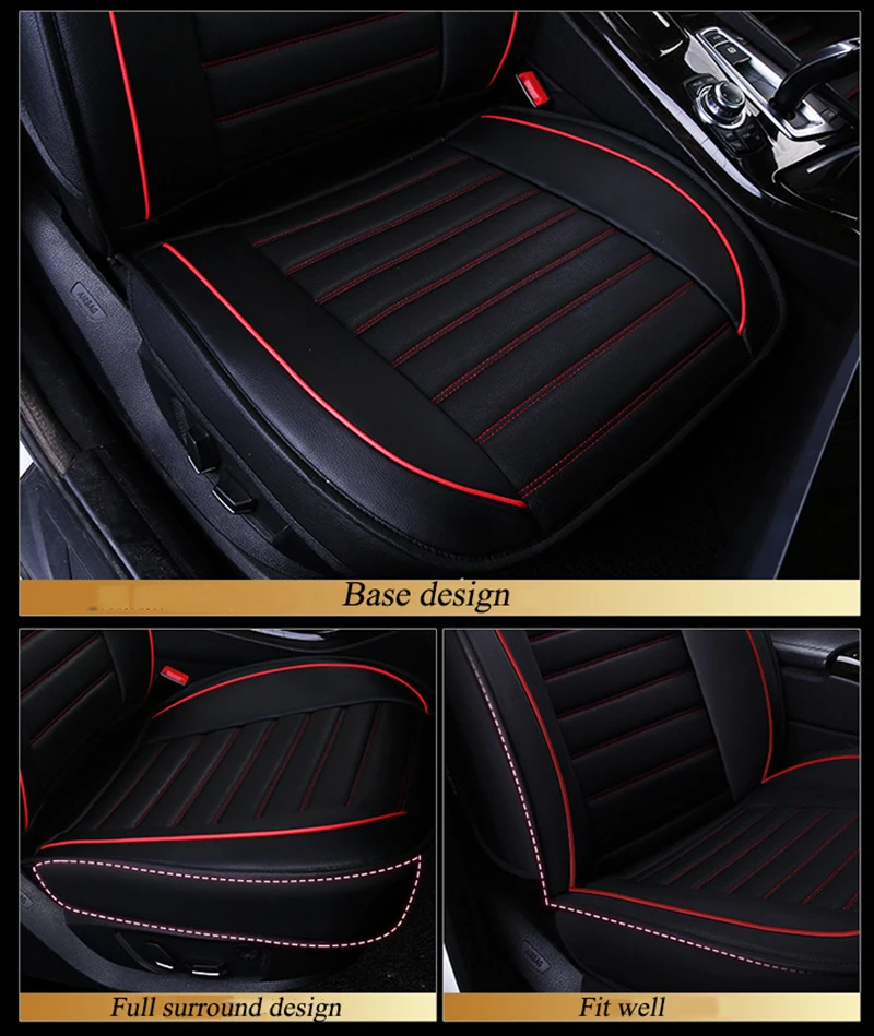 Kalaisike leather Universal Car Seat covers for Dodge all models caliber journey ram caravan aittitude car styling accessories