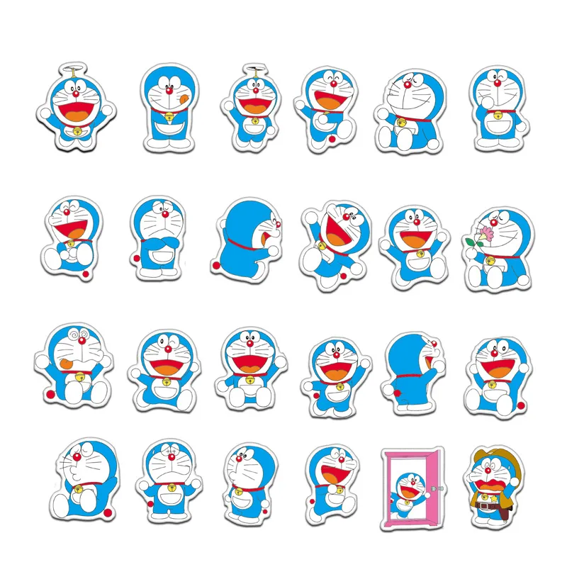 Doraemon мультяшная девушка наклейка s Скрапбукинг чемодан скейтборд Ноутбук наклейка s Упаковка игрушка для детей граффити аниме наклейка ребенок