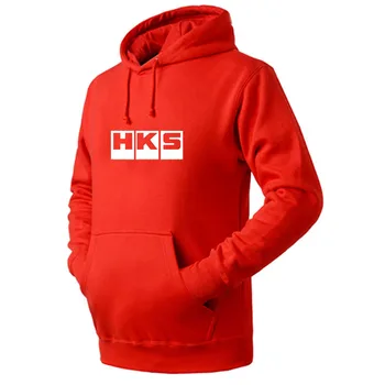 

Slim pullover Hoodies HKS logo Sweatshirt Long Sleeve Pullover Hooded Letters Printed hoody