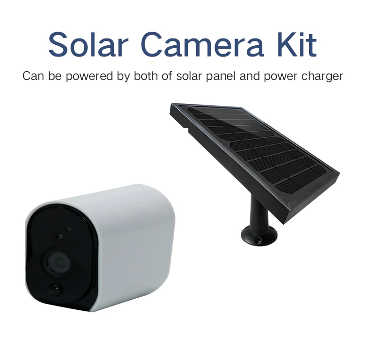 

SmartYIBA 2MP Low Power IP Camera Waterproof 1080P Home Security CCTV Solar Power Camera PIR Motion Detection Wide Angle Lens