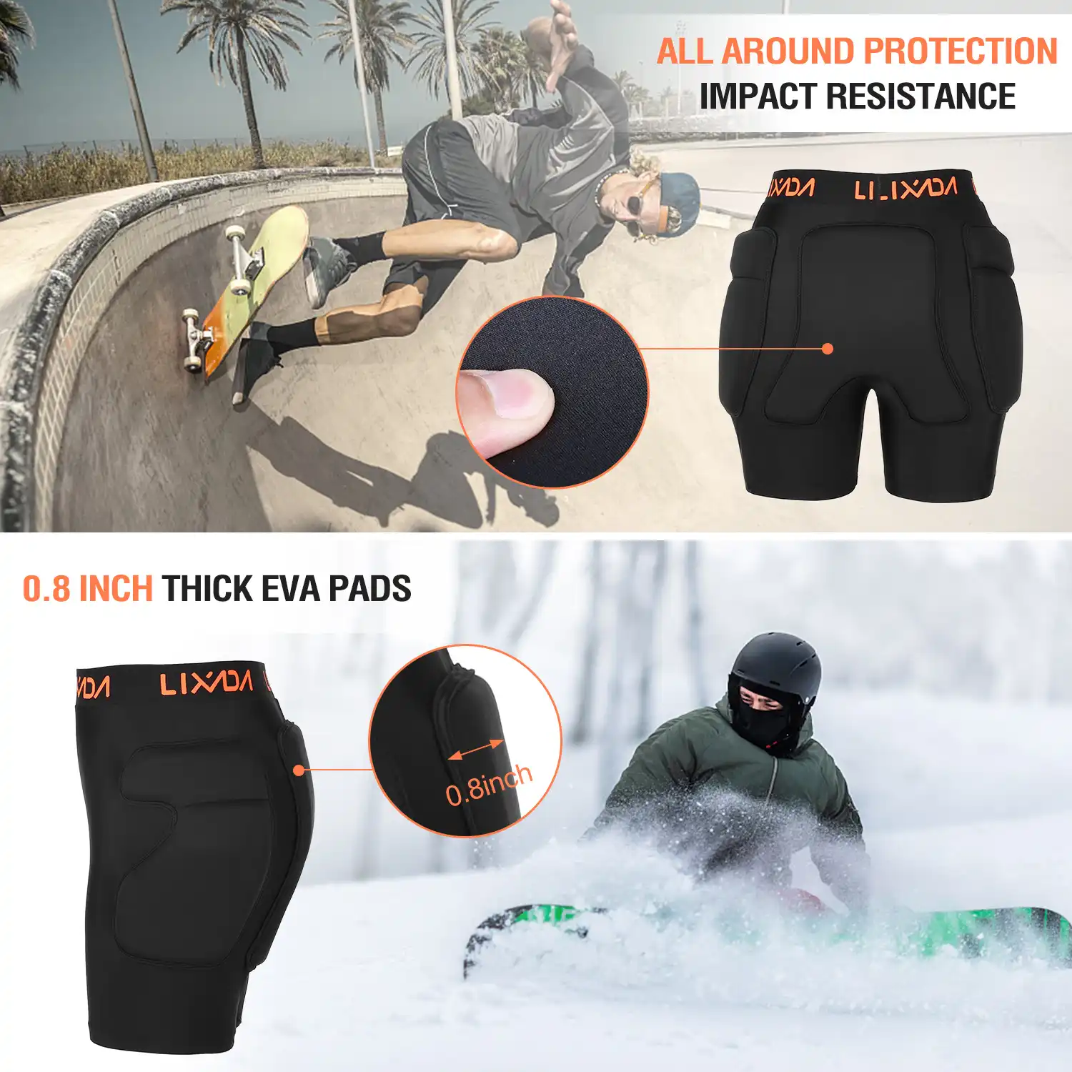 best tailbone protector for snowboarding