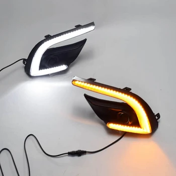 

Car Daytime Running Lights Fog Lamp Cover Headlight 12V Daylight for Mazda 3 Mazda3 Axela 2017 2018