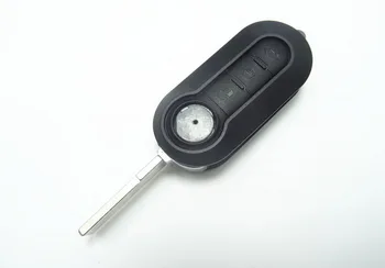 

200pcs 3 Buttons Flip Remote Key COMBO Case Shell Cover for FIAT 500 Panda Punto Bravo Car Alarm Keyless Entry Fob