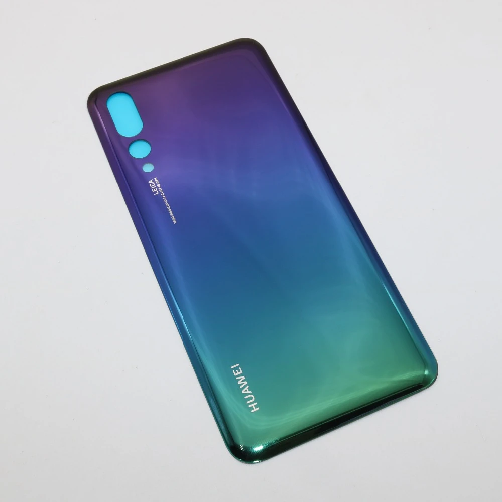 Для huawei P20 Pro Корпус батарея задняя крышка стекло с аденсивной наклейкой Замена