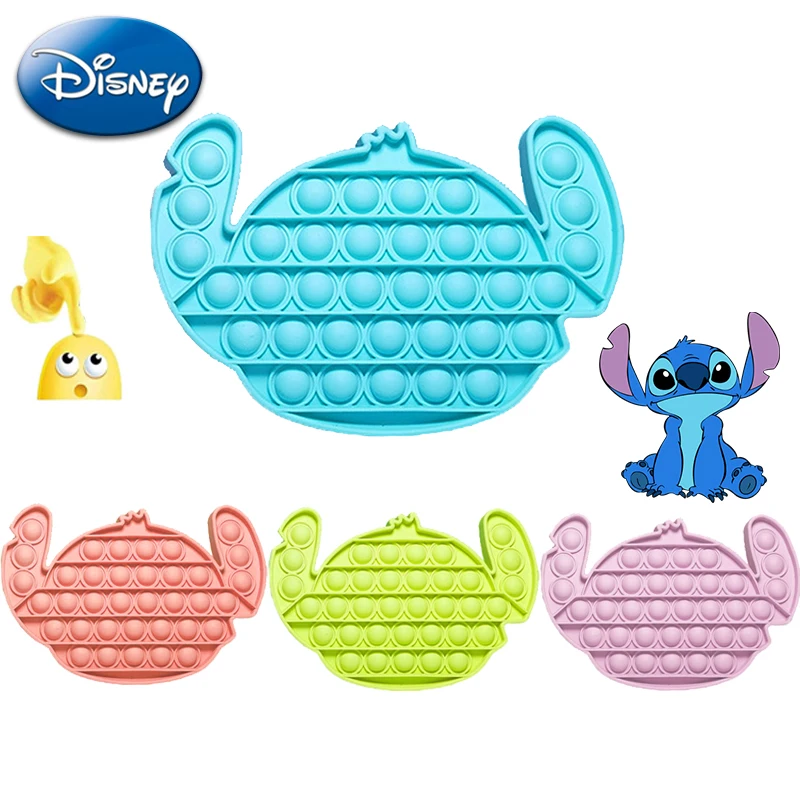 Disney Stitch Fidget Toy Stress Relief Soft Squeeze Release Simple Sensory  Pressure Kawaii Anti Stress Child Toy Kawai Gift