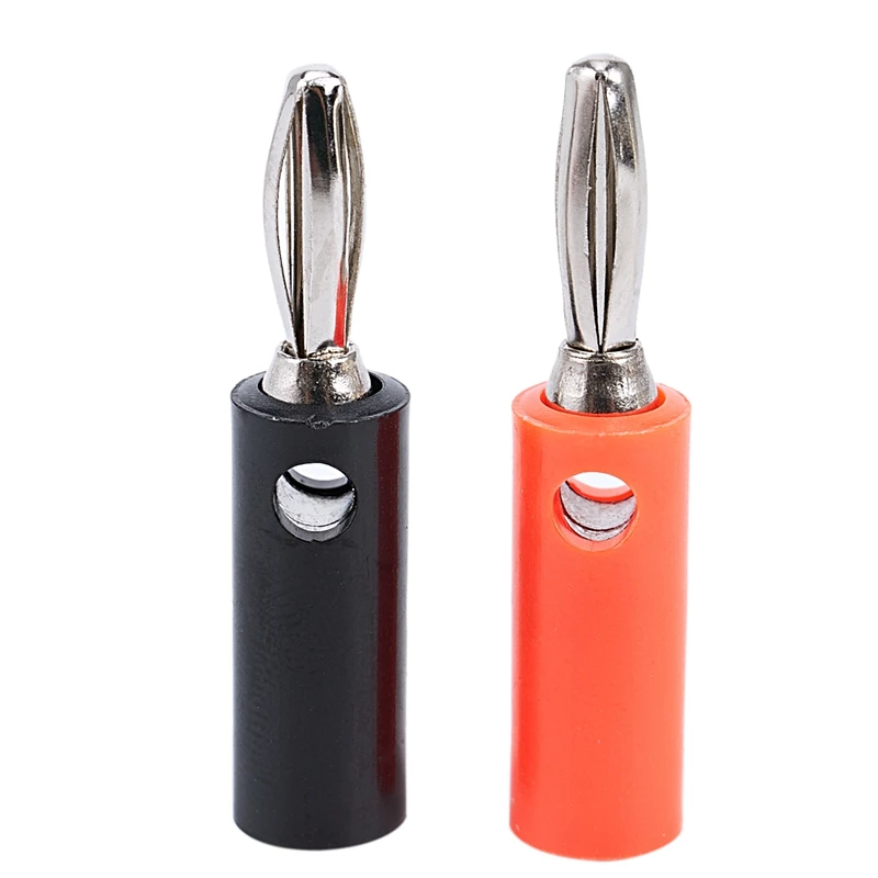 40 шт. Красный Черный крокодил тестовые зажимы и вилка типа "банан"
