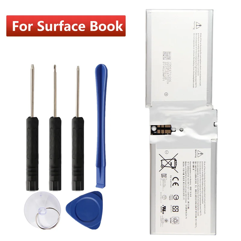 

Original Replacement Tablet Battery DAK822470K For Microsoft Surface Book 1703 2387mAh with Tools