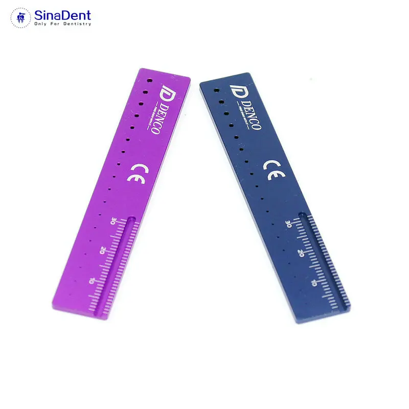 1pcs Dental Endo Ruler Gauge For Gutta Percha Poins Dental Calibrating