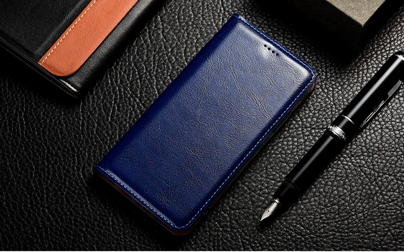 Роскошный чехол из натуральной кожи для sony Xperia XZ XZs XR XZ1 XZ2 XZ3 XZ4 XZ5 Z5 Premium Compact Чехол В Стиле Ретро Crazy Horse откидная крышка