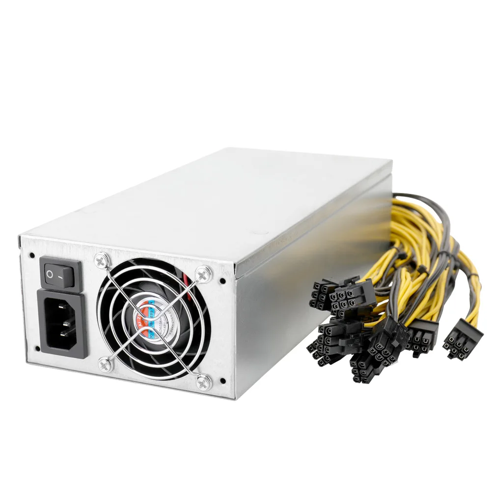 90% эффективности 2400 W 180-260 V Переключение сервера Питание горные машины Источники питания для bitman bitcoin Эфириума S9 S7 L3 Rig