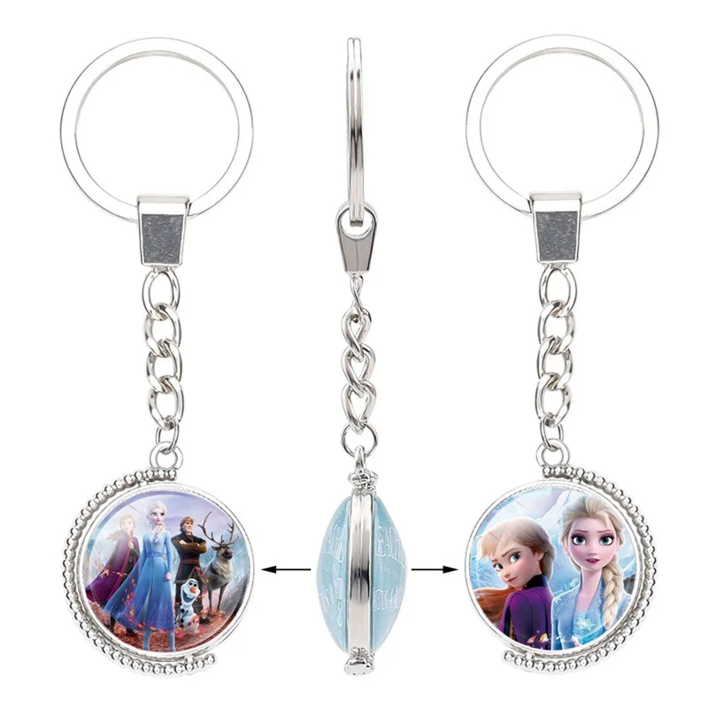 Disney Frozen Elsa принцесса 2 партия посуда для девочек украшения вечеринки по случаю дня рождения поставки и детские украшения комбинации партии - Цвет: Keychain-1pcs