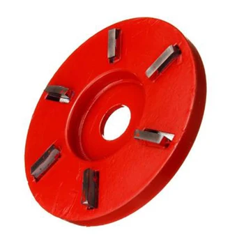 

1 Piece 90x16mm Angle Grinders Tool Hex Mill Cutter Red High Power Wood Carving Disc Milling Cutters