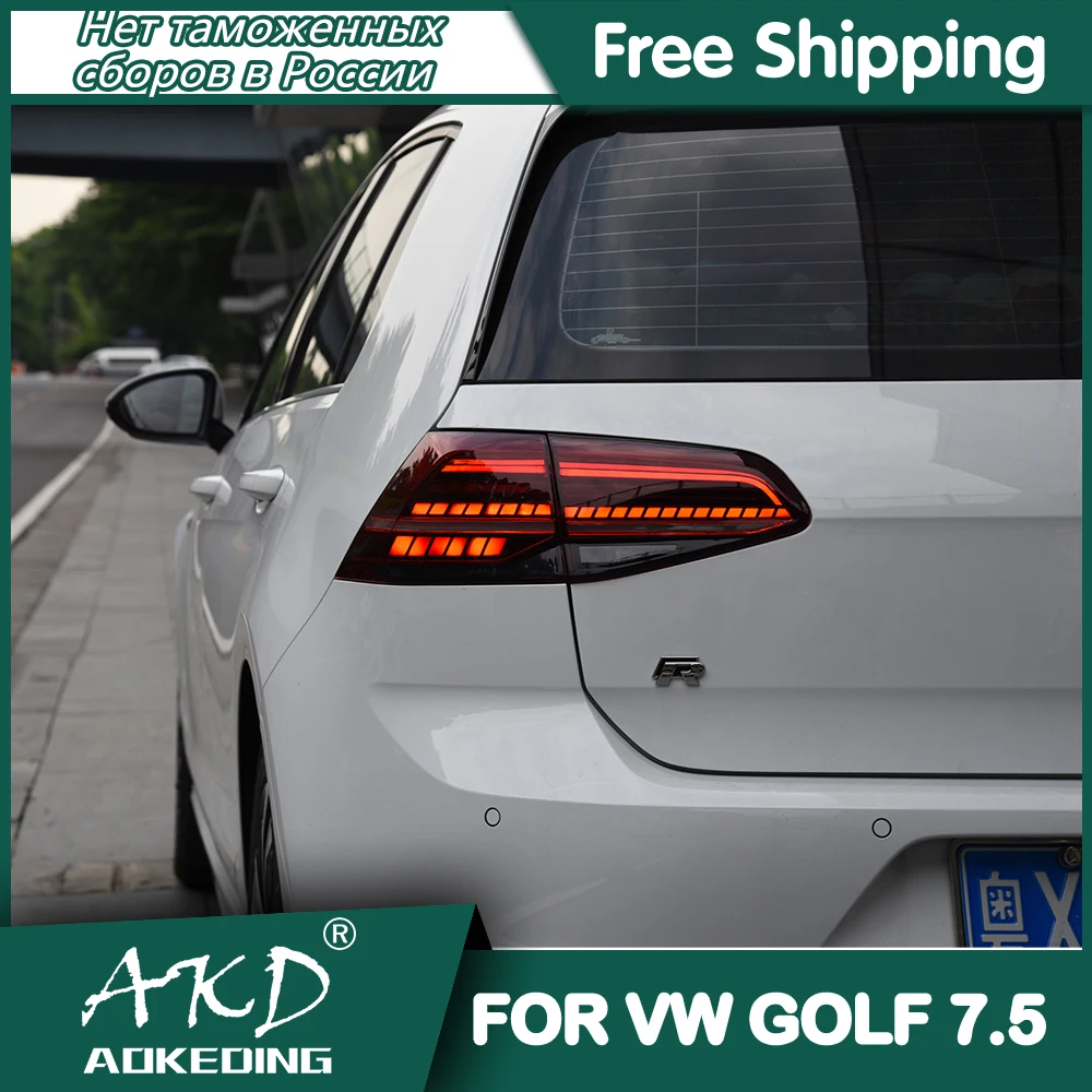 АКД автомобильный Стайлинг задний светильник для VW Golf7 Golf 7 5 MK7.5 2017 2019