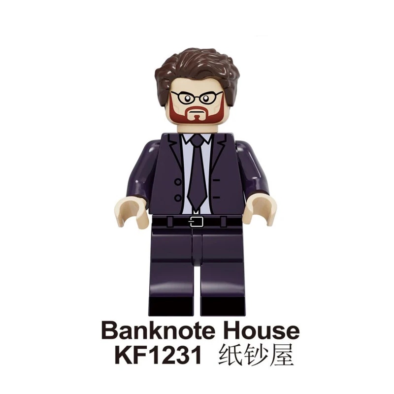 Одиночная распродажа, модель, третьи вечерние банкноты, бумажный дом, персонаж, собранный для детей, строительные блоки, игрушки, подарки KF6107 - Цвет: KF1231 Without Box