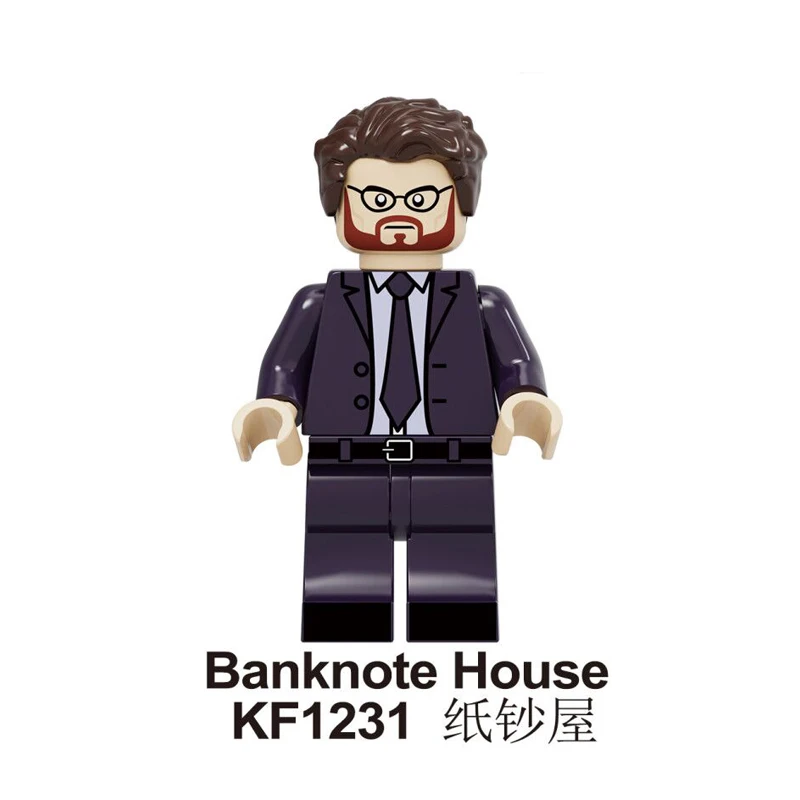 KF1231 Without Box Одиночная распродажа, модель, третьи вечерние банкноты, бумажный дом, персонаж, собранный для детей, строительные блоки, игрушки, подарки KF6107 - Цвет: KF1231 Without Box