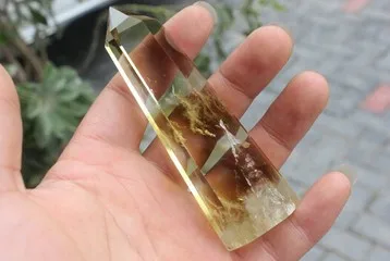 YM 330 Rainbow! Натуральный кристалл цитрина точка заживления