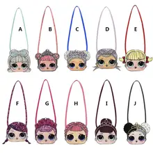 Сюрприз L.O.L! Сумка кросс-боди для девочек, миниатюрная сумочка на плечо, мессенджер с милыми куклами LOL, маленький кошелек с 3D рисунком из мультфильма, универсальные дорожные сумки Сюрприз L.O.L! Сумка кросс-боди для девочек, миниатюрная сумочка на плечо, мессенджер с милыми куклами LOL, маленький кошелек с 3D рисунком из мультфильма, универсальные дорожные сумки